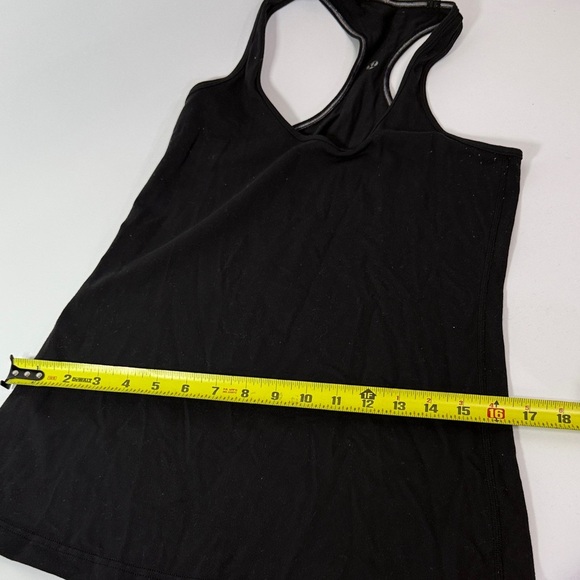 lululemon athletica Sleek Black Racerback Tank. Size small or medium. - Picture 13 of 13